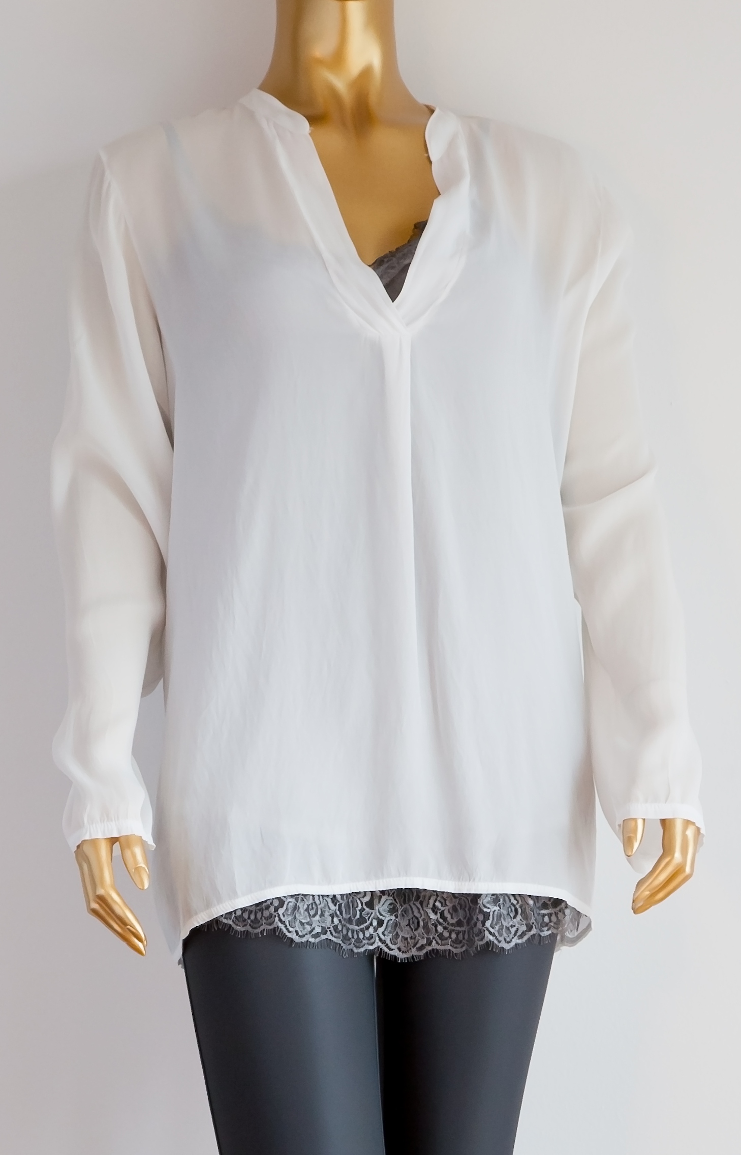 Bluse von V Milano